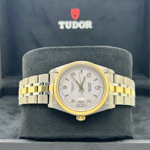 Tudor Prince Date 74033 34mm Yellow gold and Stainless steel White 4