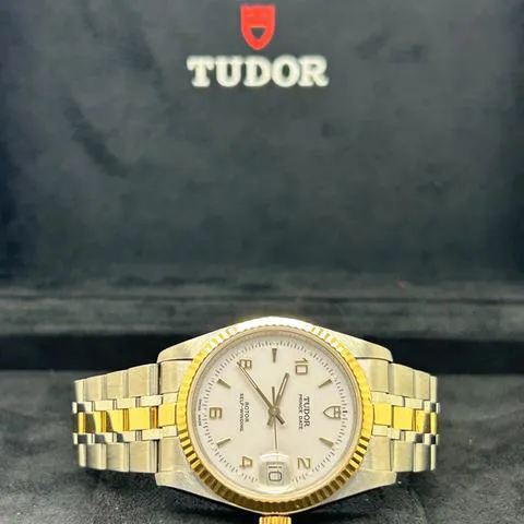 Tudor Prince Date 74033 34mm Yellow gold and Stainless steel White 5