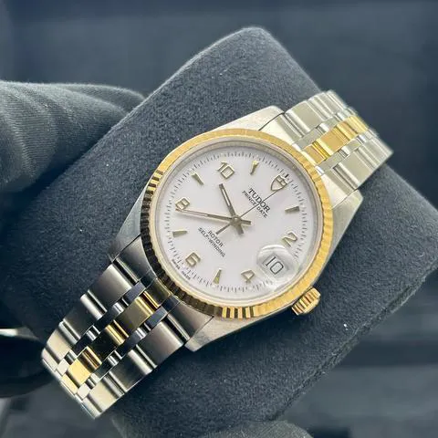 Tudor Prince Date 74033 34mm Yellow gold and Stainless steel White 7