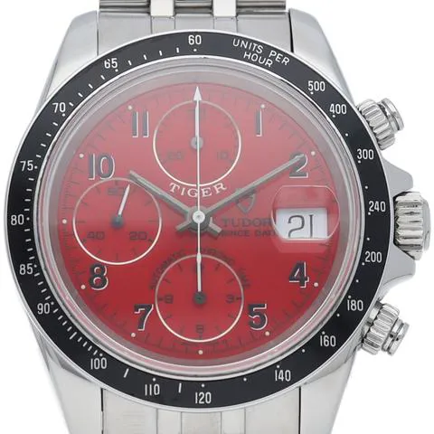 Tudor Prince Date 79260 39mm Stainless steel Red