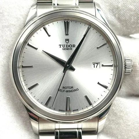 Tudor Style 12700 41mm Stainless steel Black