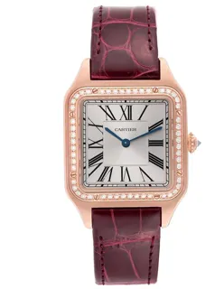 Cartier Santos Dumont WJSA0016 Rose gold Silver