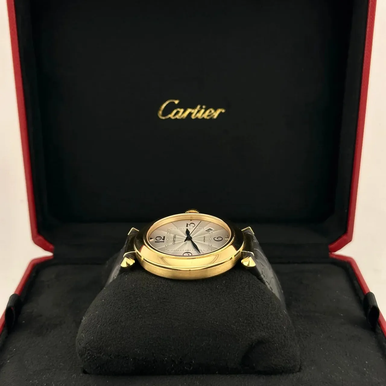 Cartier Pasha WGPA0007 41mm Yellow gold Silver 2