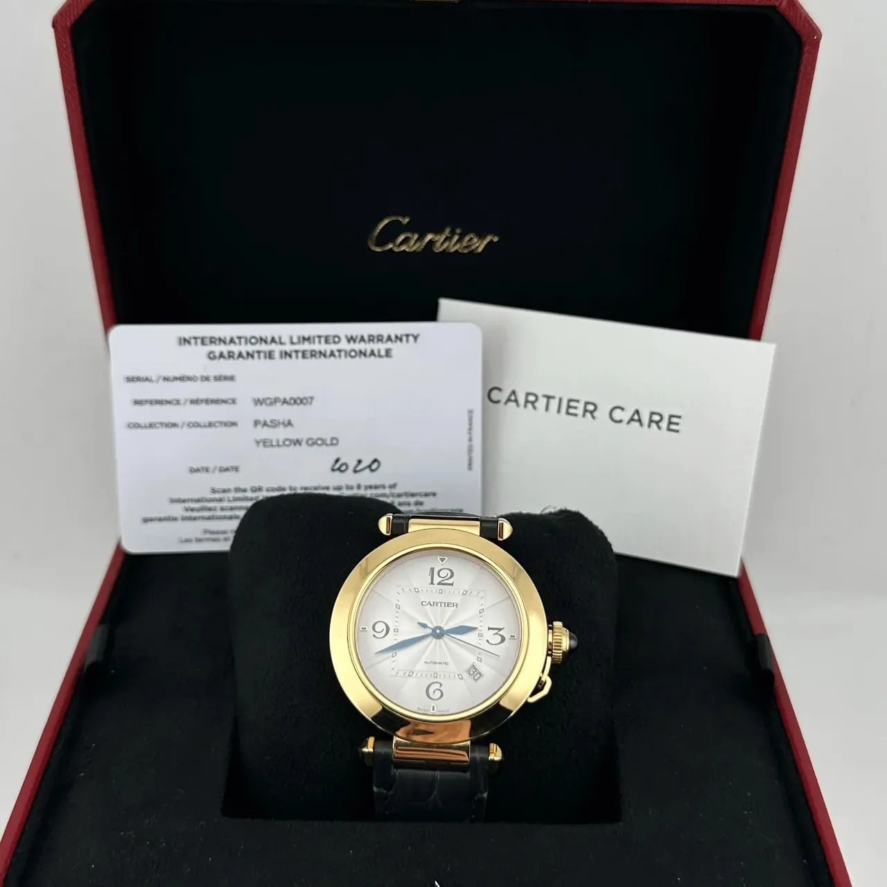 Cartier Pasha WGPA0007 41mm Yellow gold Silver 4