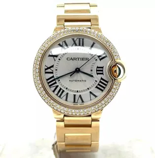 Cartier Ballon Bleu de Cartier WE9004Z3 Yellow gold Silver