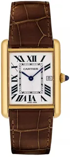 Cartier Tank Louis W1529756 Yellow gold Silver