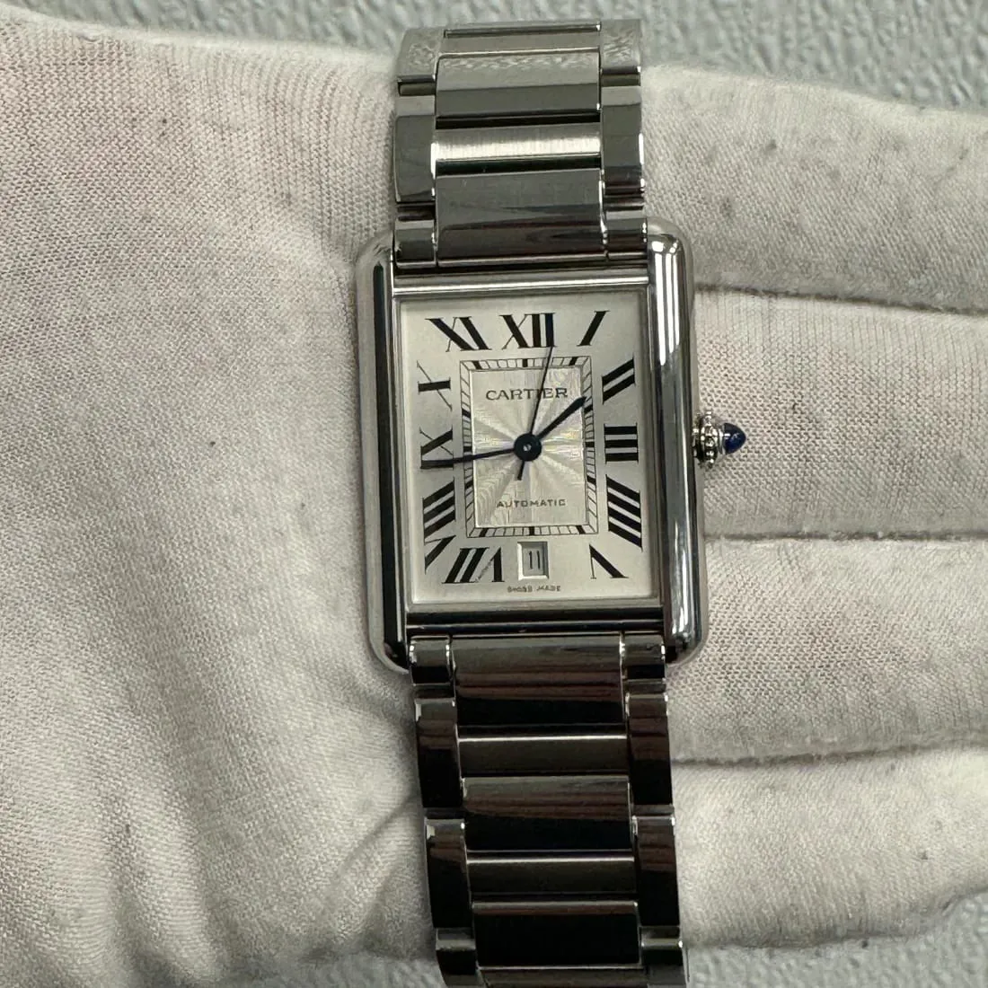 Cartier Tank Must WSTA0053 41mm Stainless steel Silver