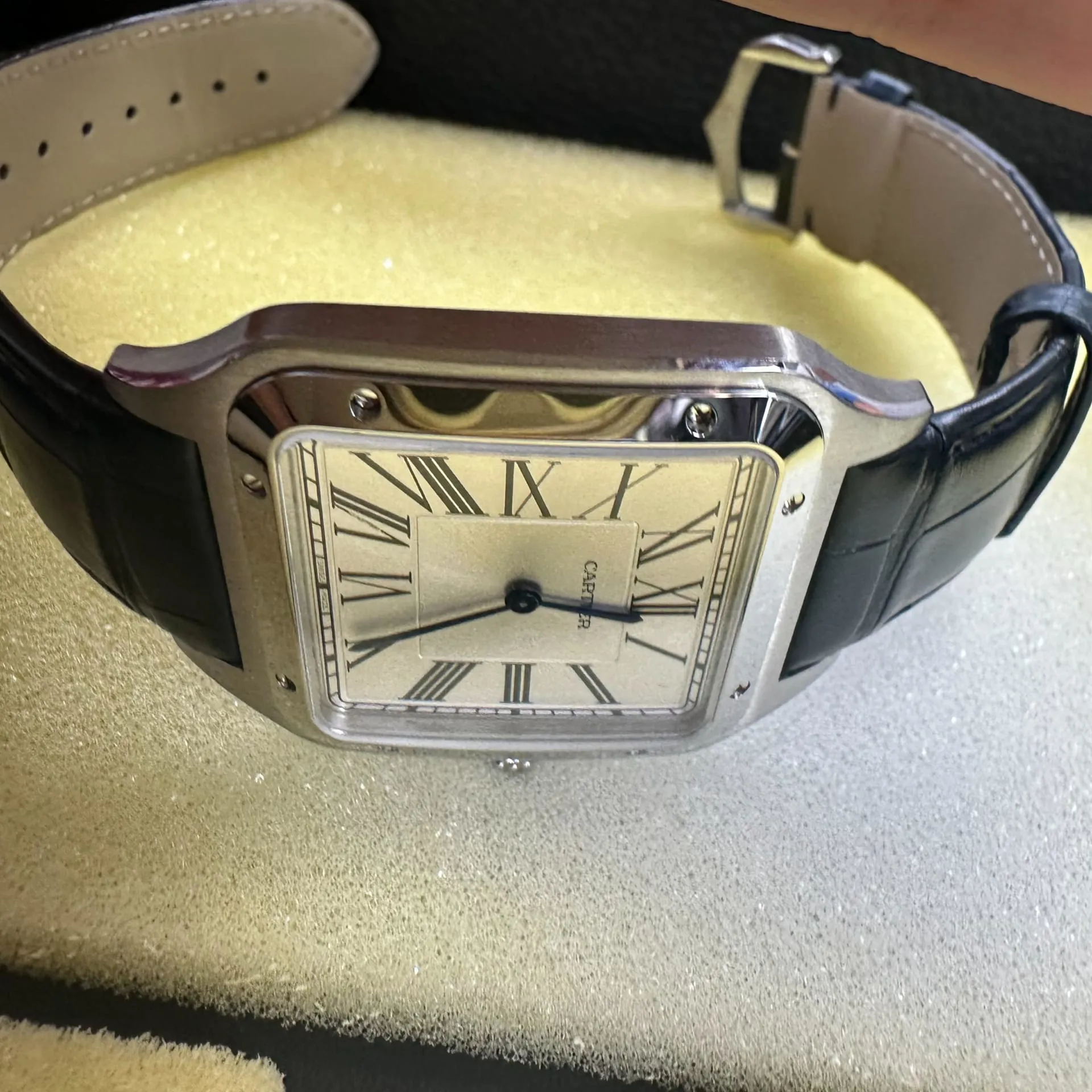 Cartier Santos Dumont WSSA0032 46.5mm Stainless steel Silver 1