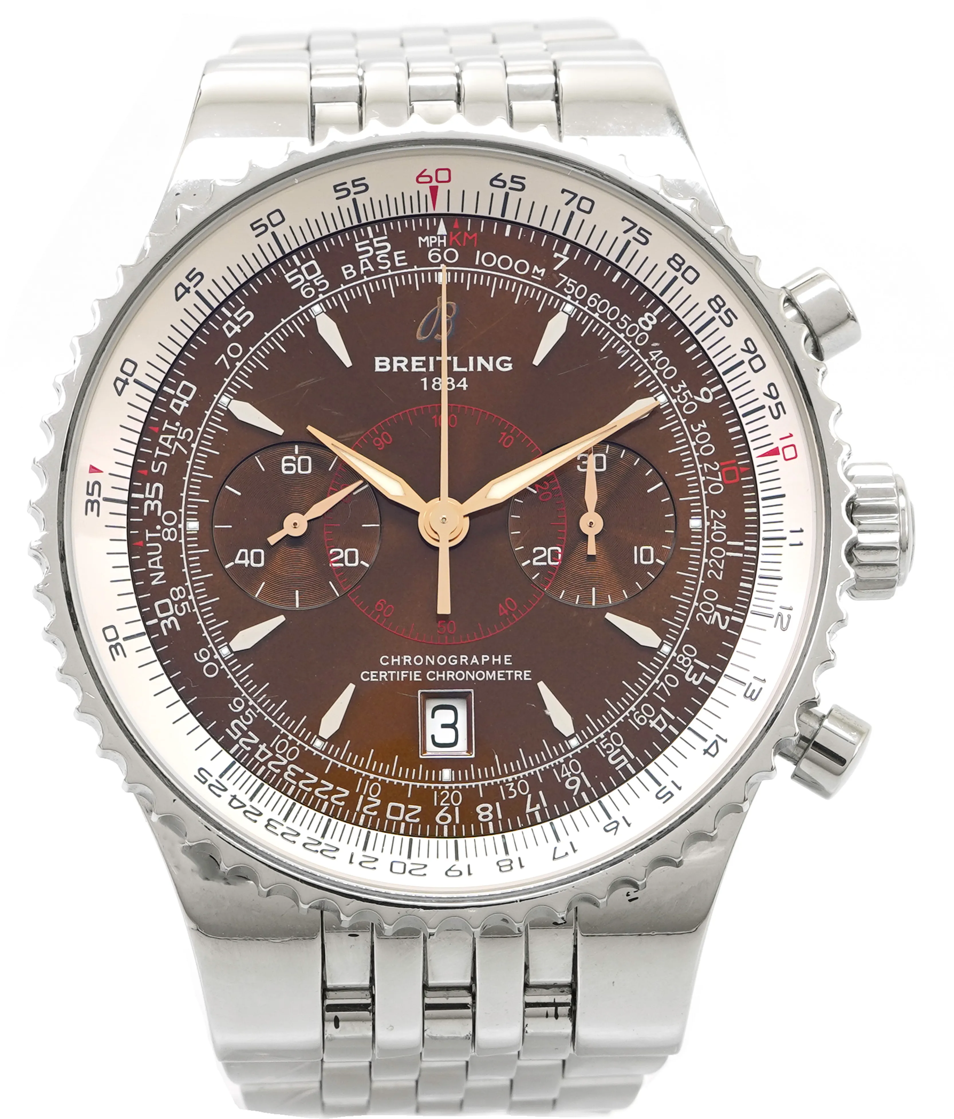 Breitling Montbrillant A23340 47mm Stainless steel