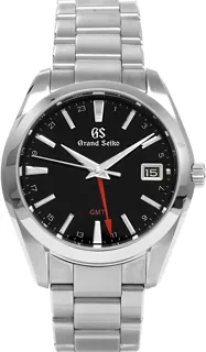 Grand Seiko GMT SBGN013 39mm Stainless steel Black