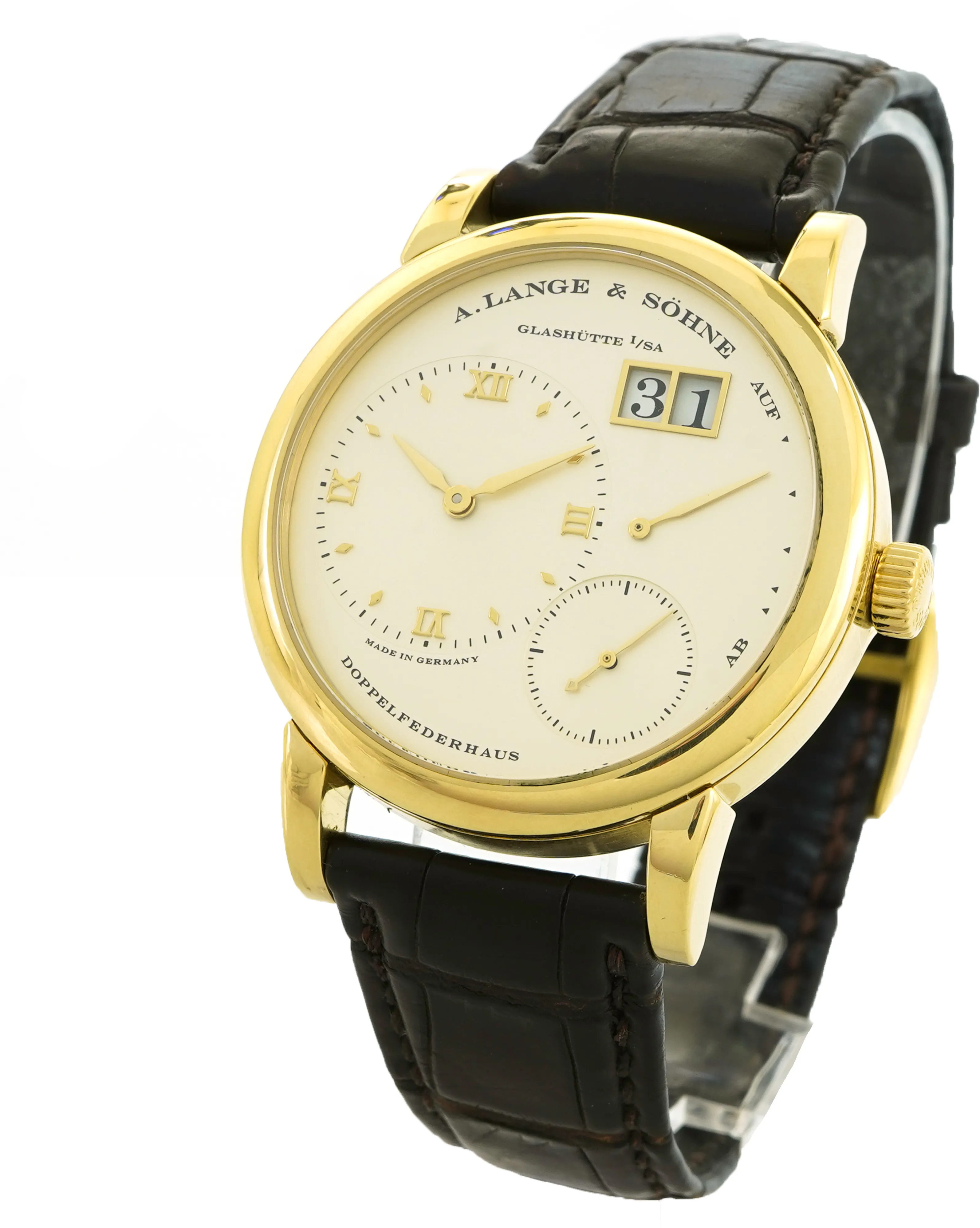 A. Lange & Söhne Lange 1 101.021 38.5mm Yellow gold Silver 1