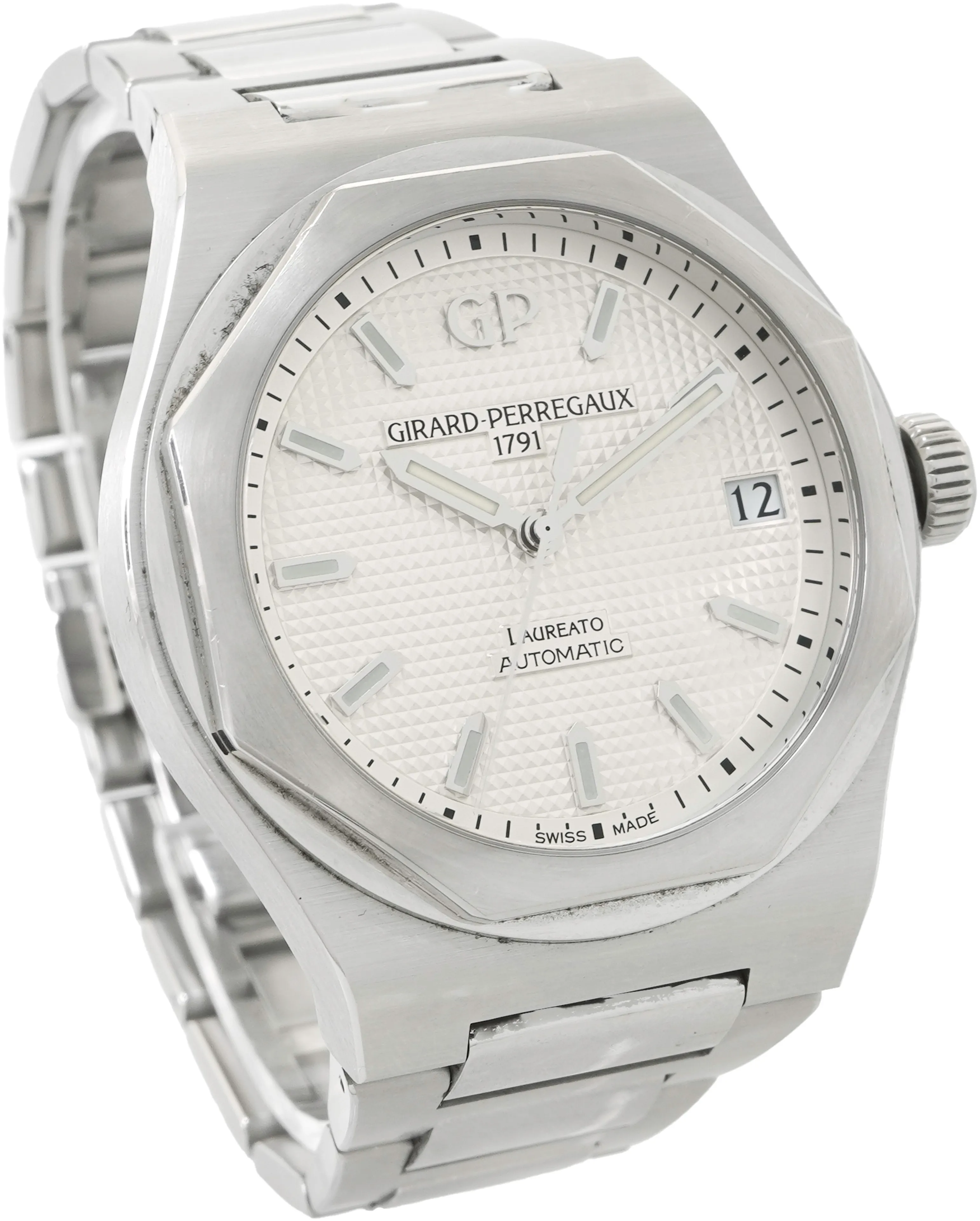 Girard-Perregaux Laureato 81010-11-131-11A 42mm Stainless steel Silver 4