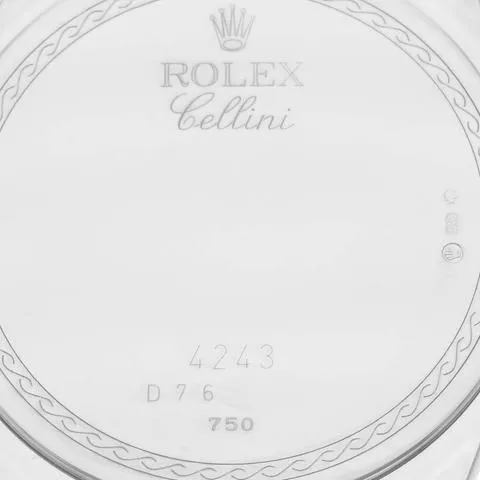 Rolex Cellini Danaos 4243 38mm White gold Black 8