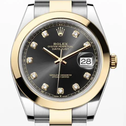 Rolex Datejust 41 126303 41mm Yellow gold Black