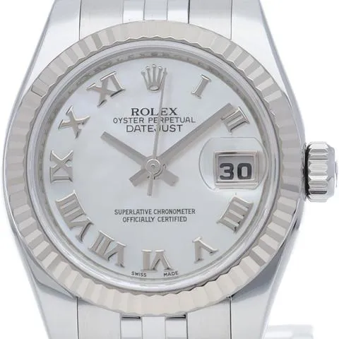 Rolex Lady-Datejust 179174NR 26mm Stainless steel White