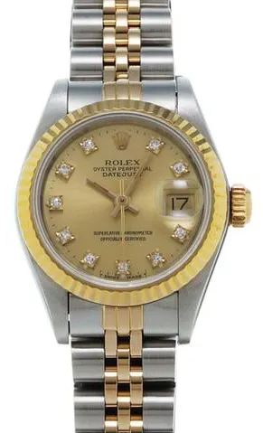 Rolex Datejust 69173G 26mm Yellow gold Champagne