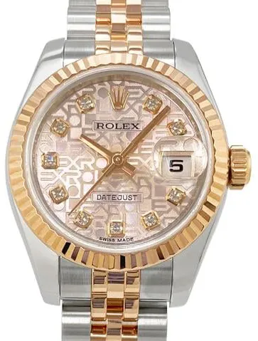 Rolex Lady-Datejust 179171G 26mm Yellow gold and Stainless steel Rose