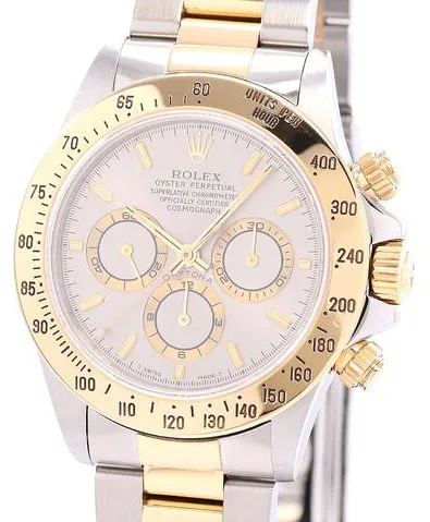 Rolex Daytona 16523 Yellow gold and stainless steel Gray