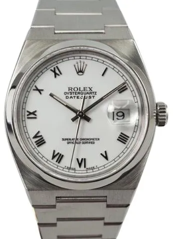 Rolex Datejust Oysterquartz 17000 36mm Stainless steel White