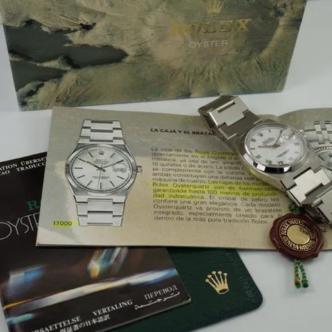 Rolex Datejust Oysterquartz 17000 36mm Stainless steel White 3