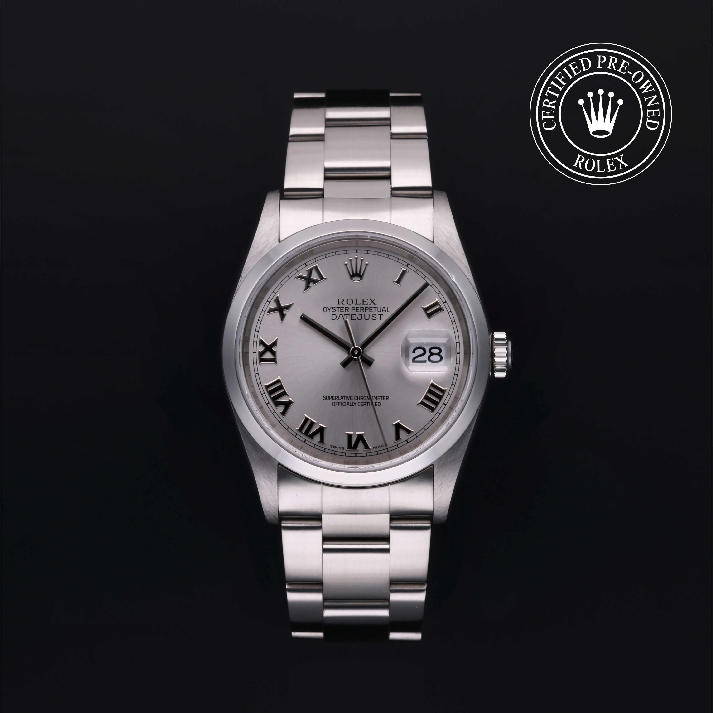 Rolex Datejust 36 16200 36mm Stainless steel Gray