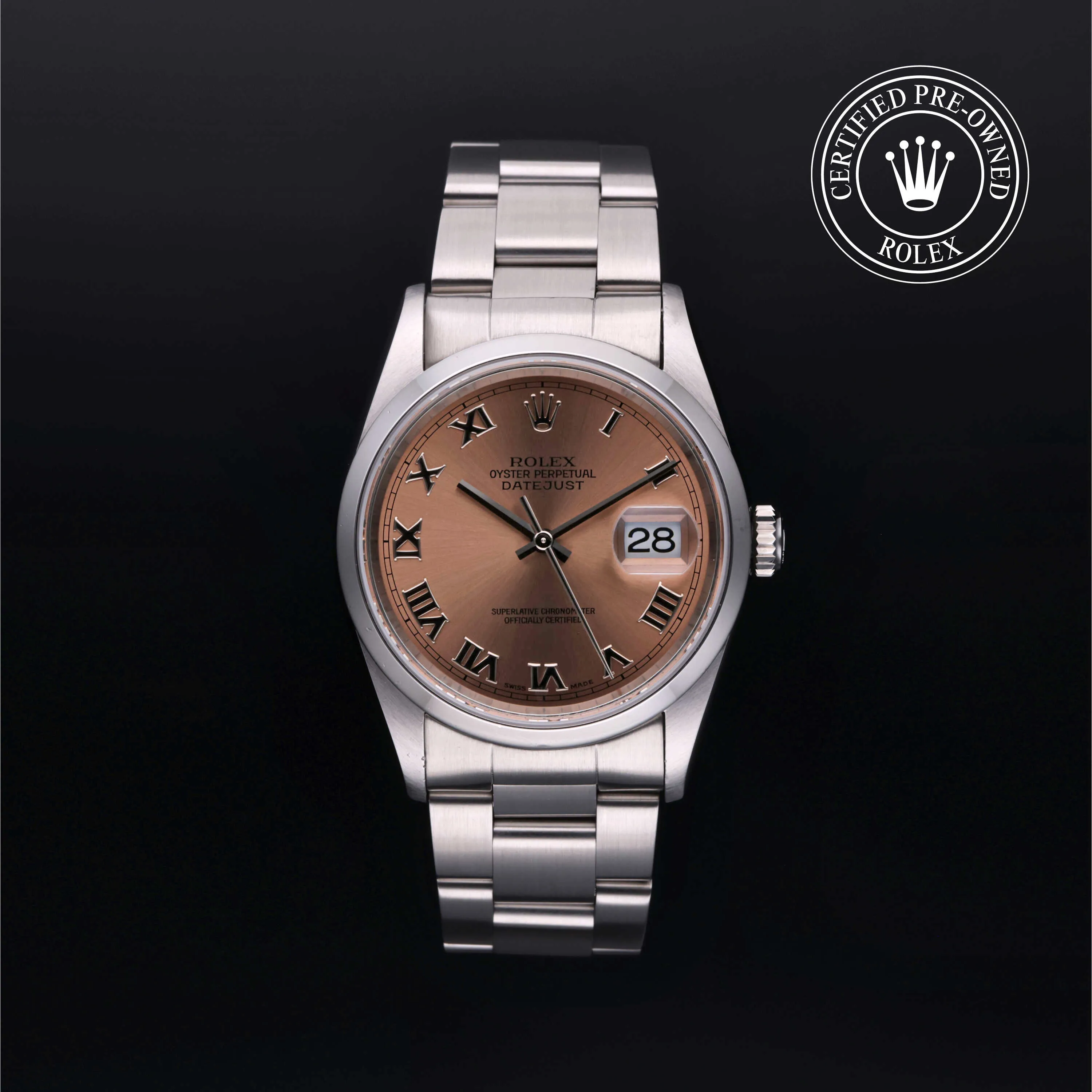 Rolex Datejust 36 16200 36mm Oystersteel Rose