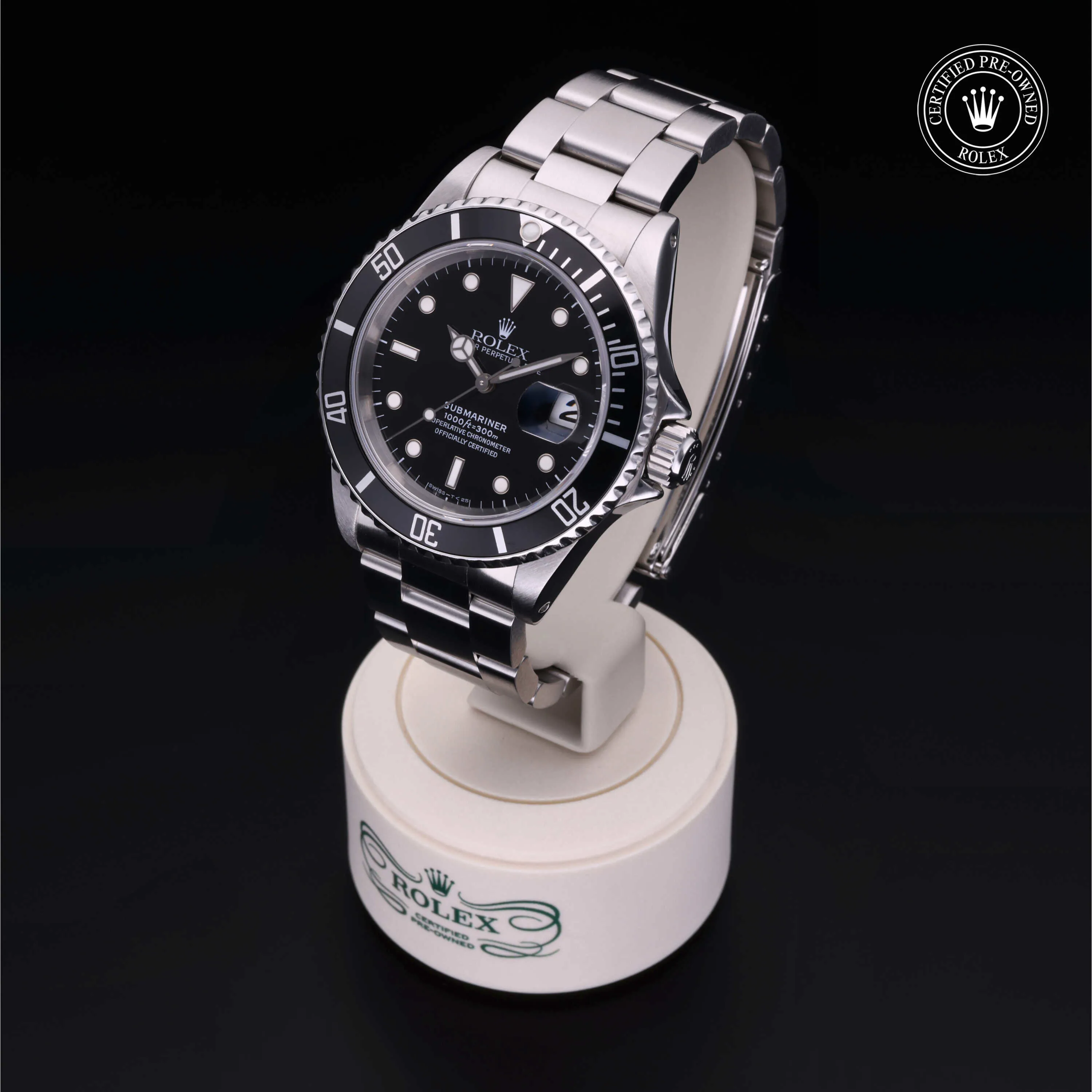 Rolex Submariner 16610 40mm Oystersteel Black 2