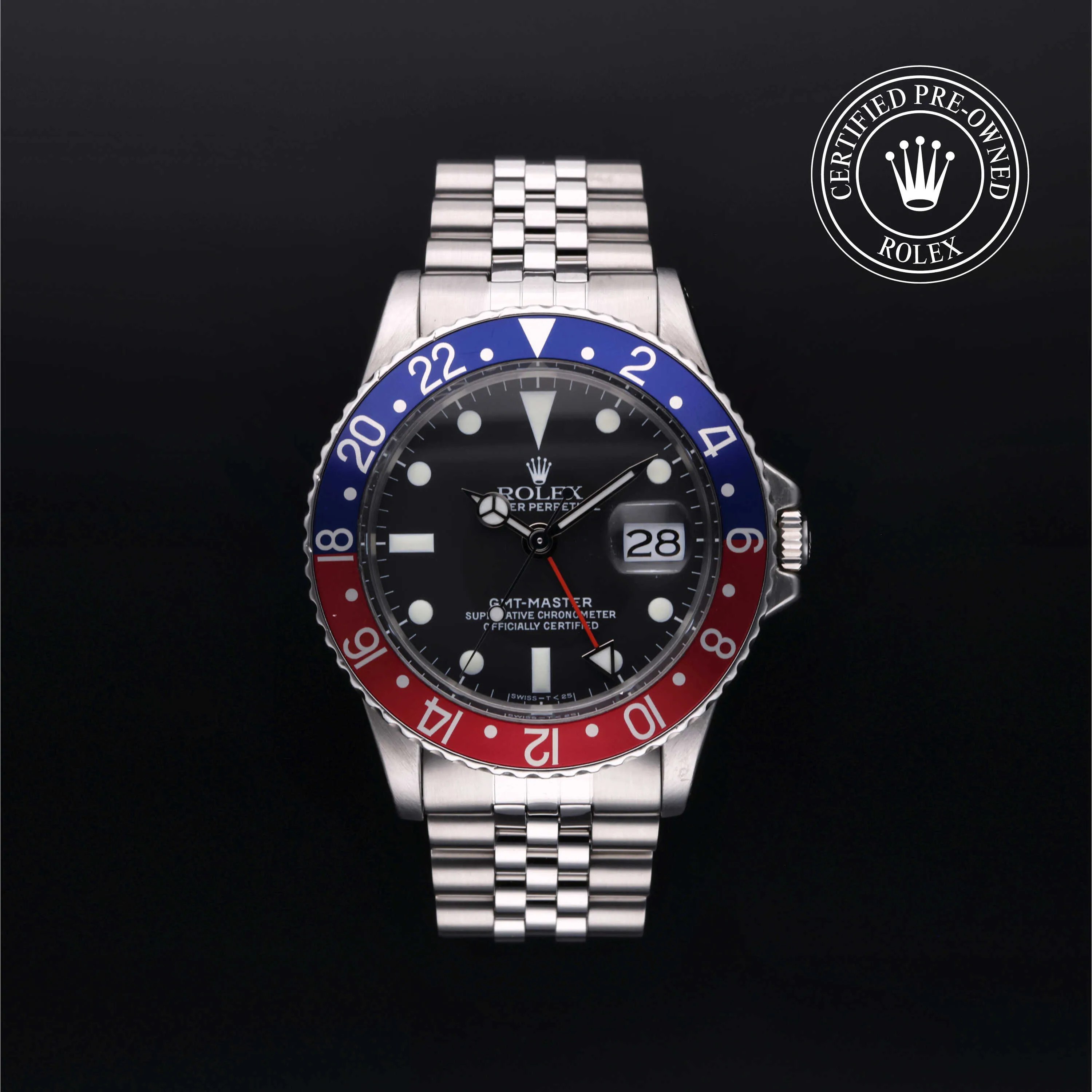 Rolex GMT-Master 16750 Oystersteel Black