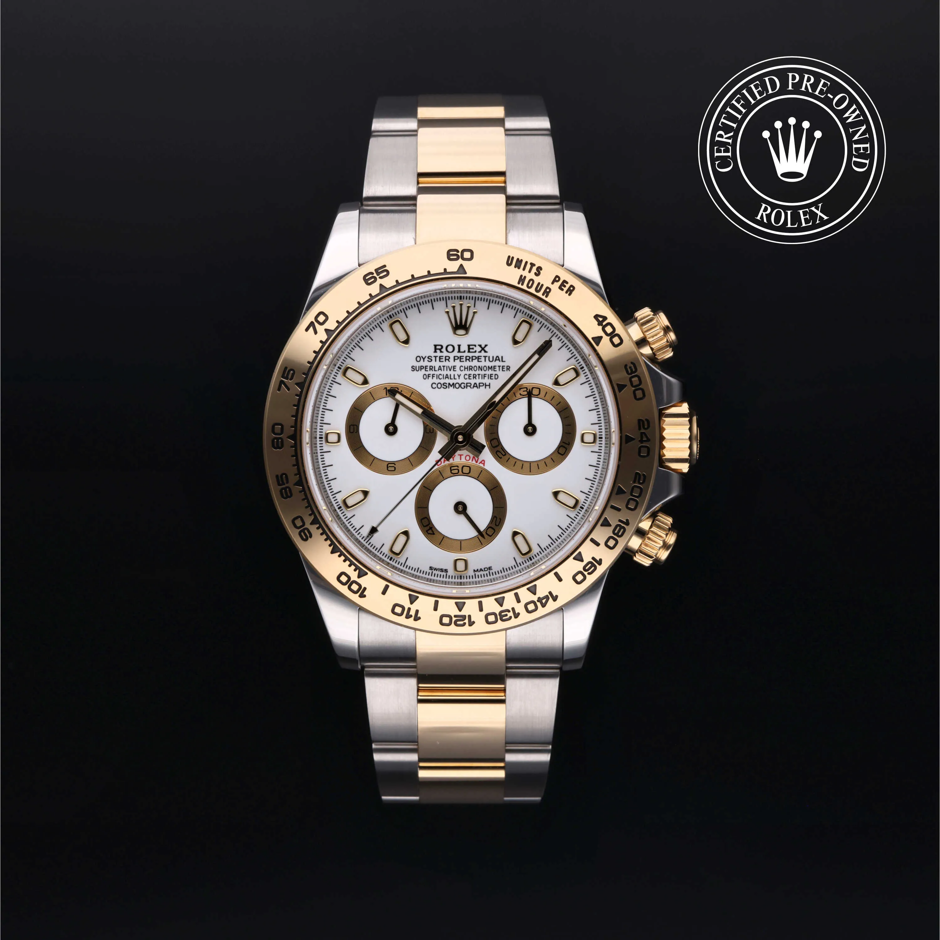 Rolex Daytona 116503 40mm Yellow gold and Oystersteel White