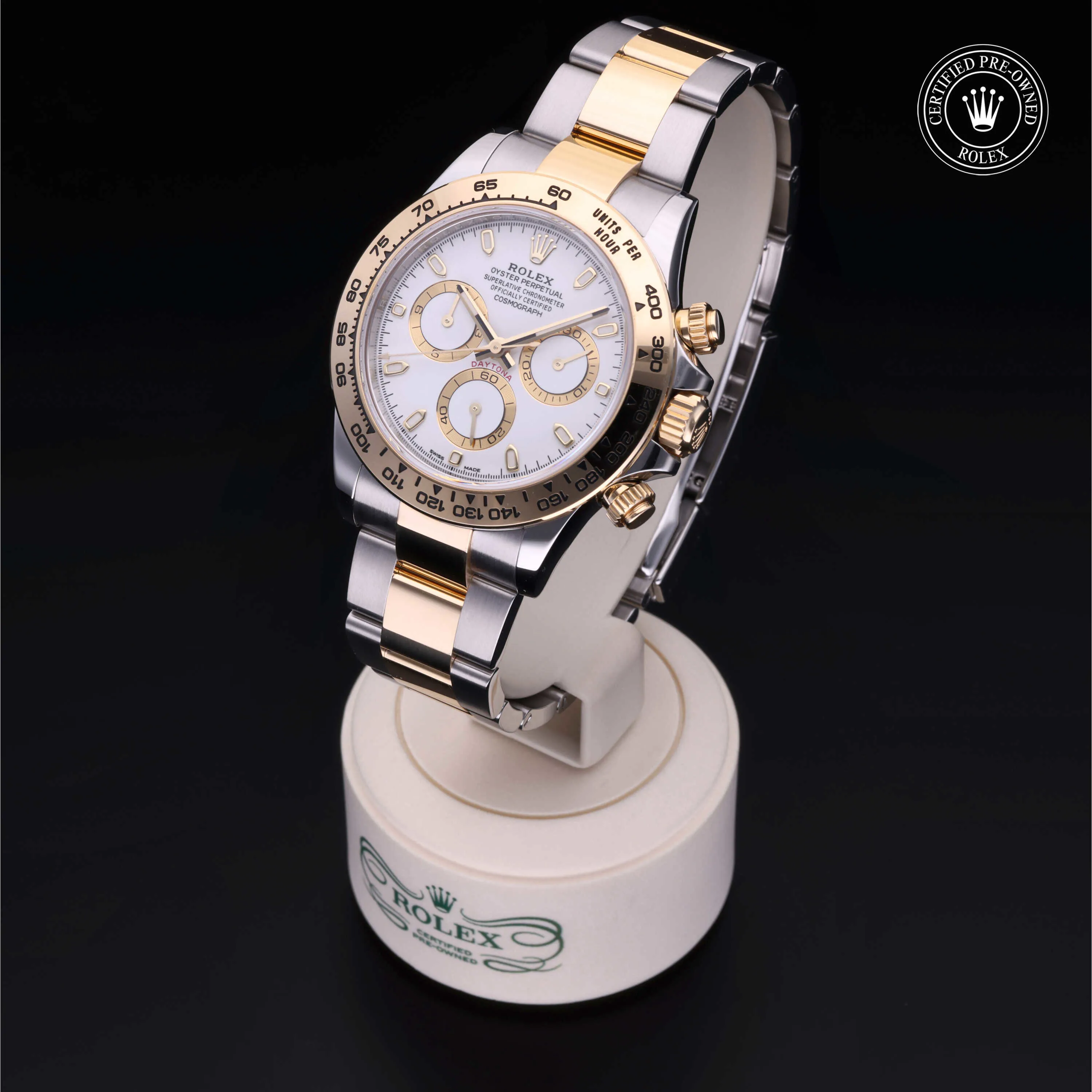 Rolex Daytona 116503 40mm Yellow gold and Oystersteel White 2