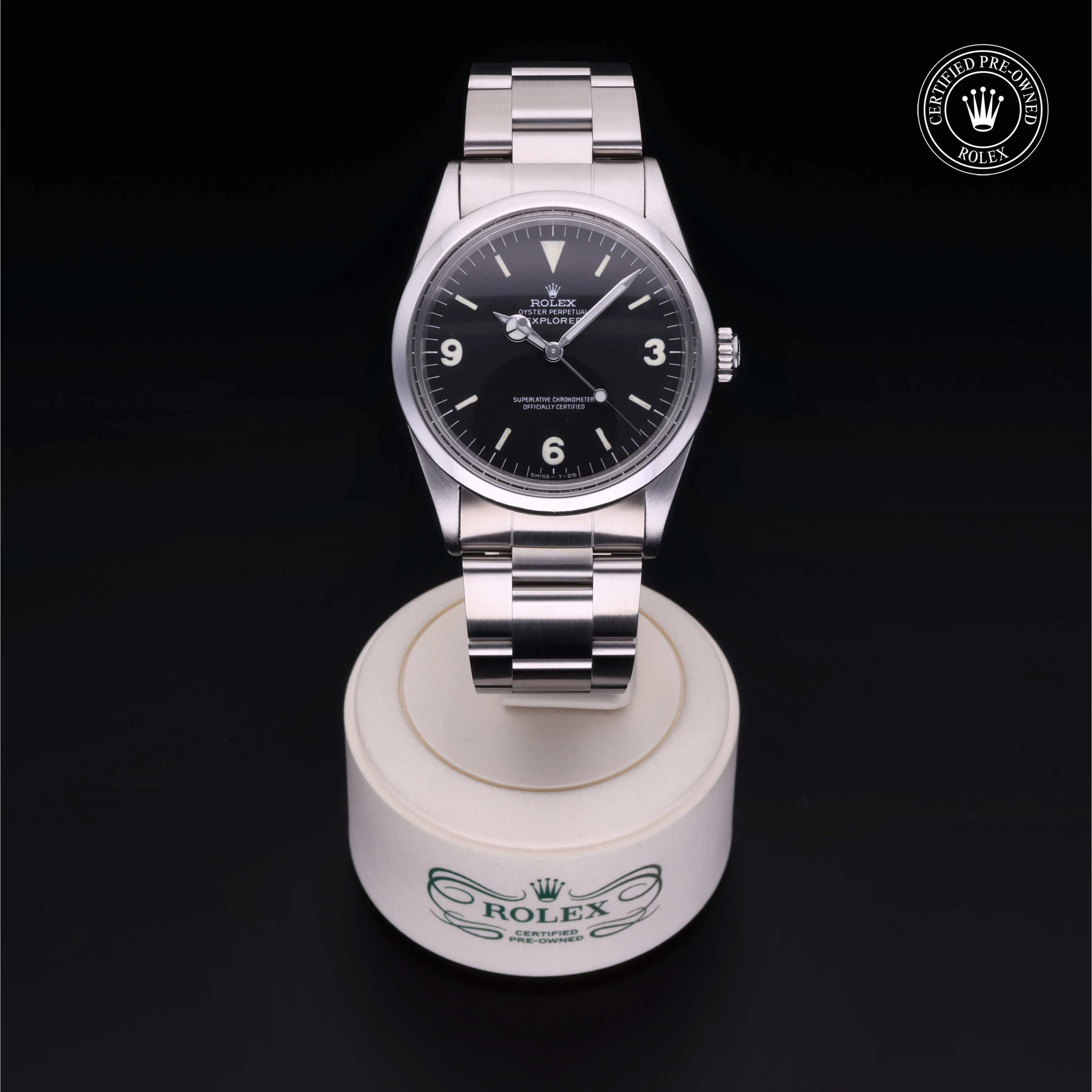 Rolex Explorer 1016/0 36mm Oystersteel Black 1