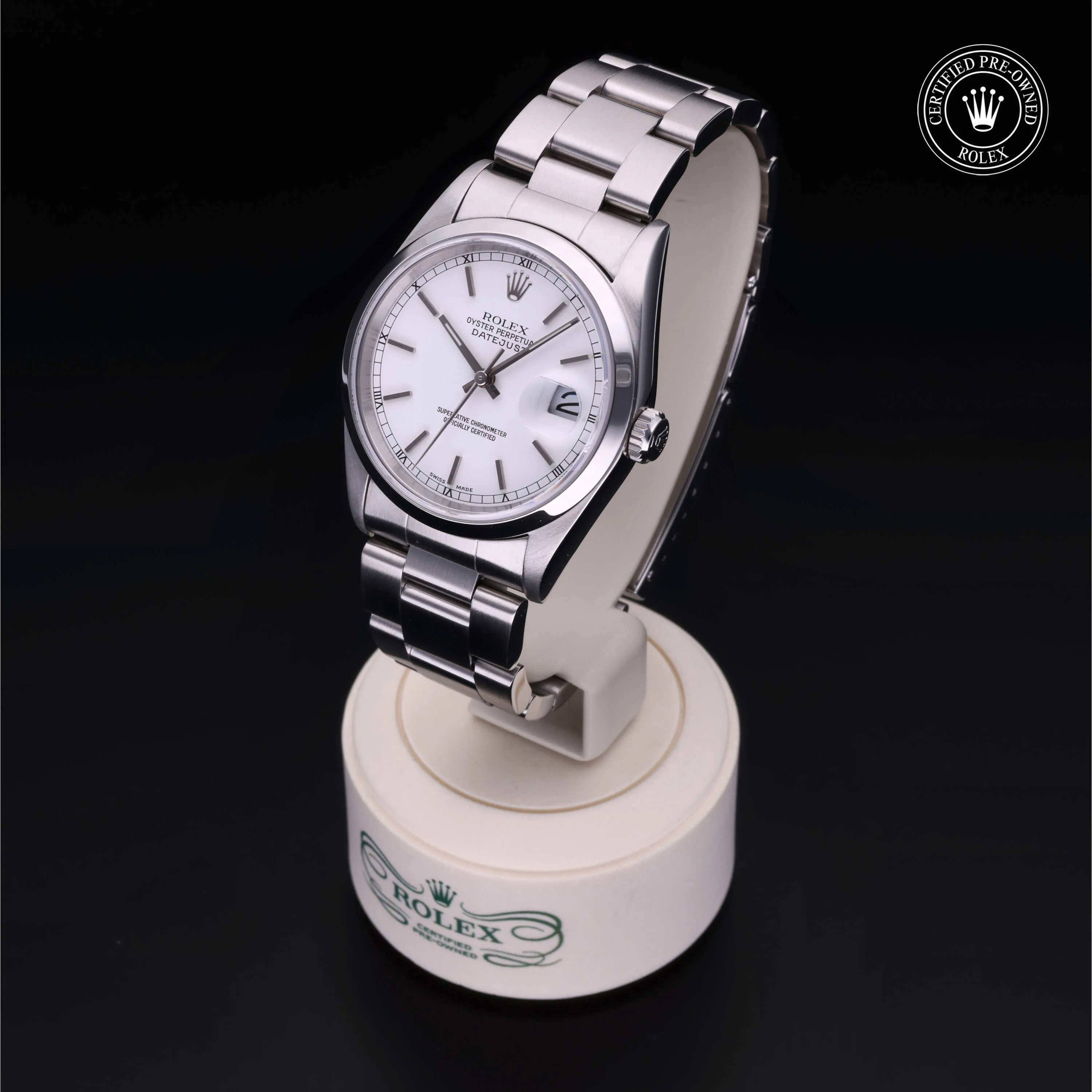 Rolex Datejust 36 16200 36mm Oystersteel White 2