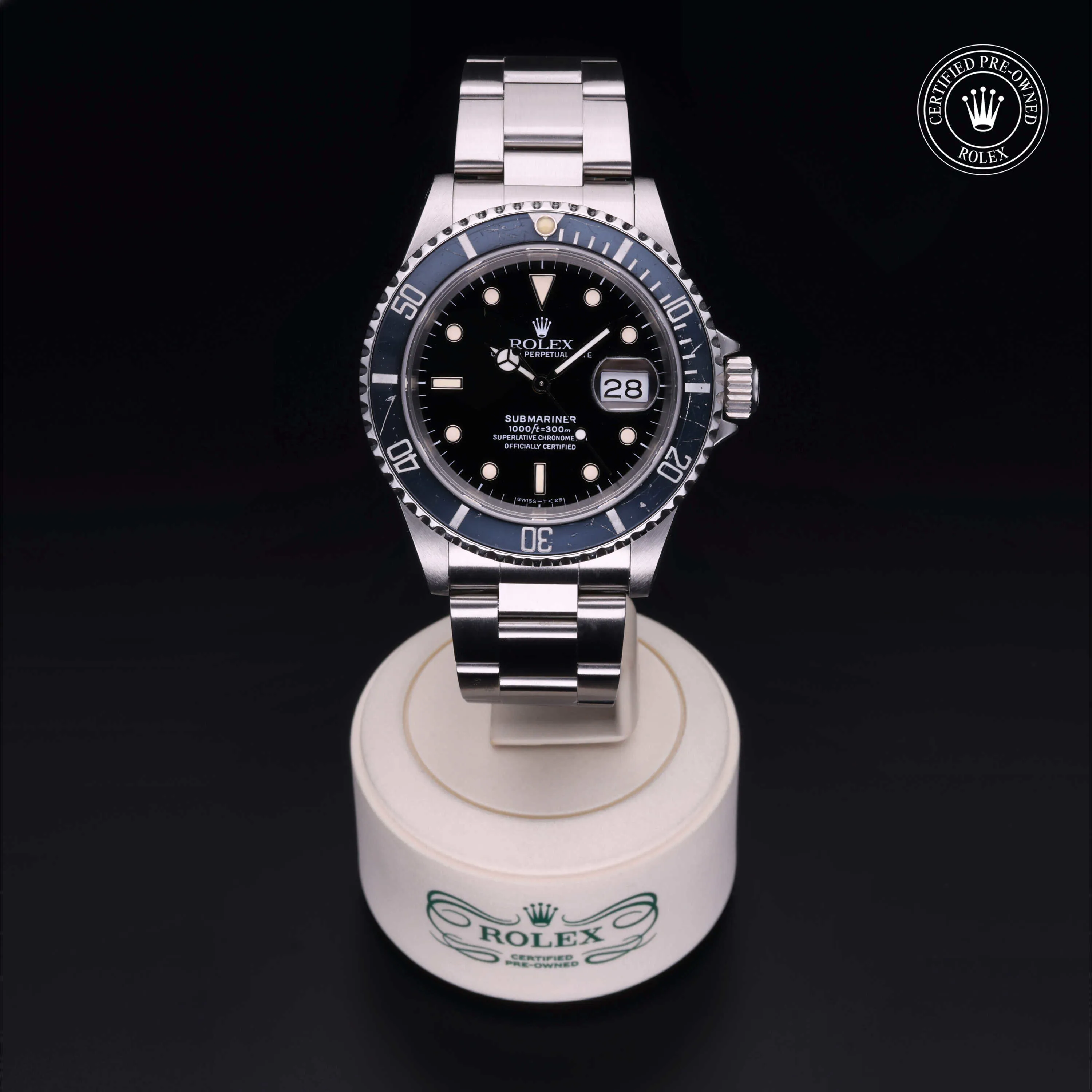 Rolex Submariner 16610 40mm Oystersteel Black 1