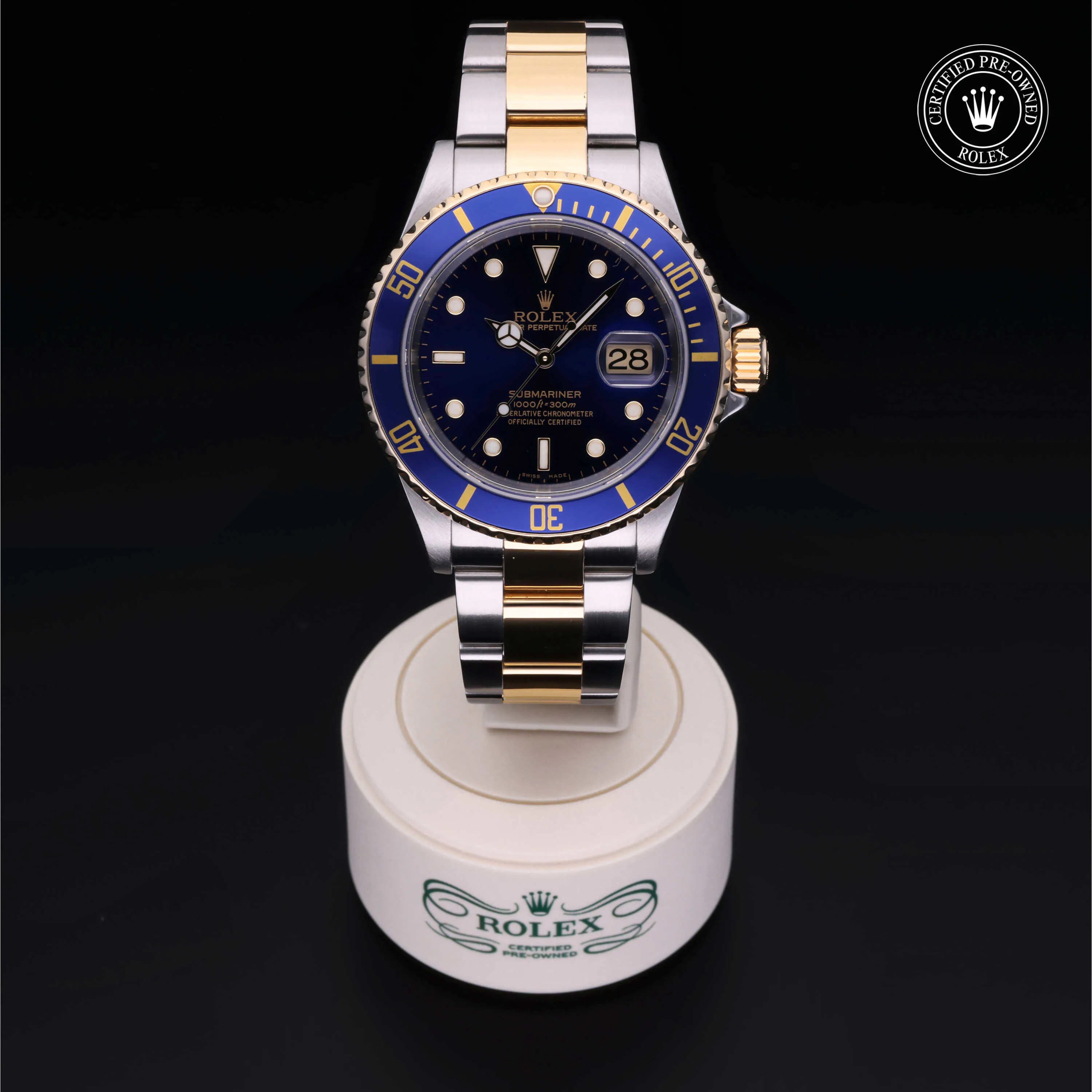 Rolex Submariner 16613 40mm Yellow gold and Oystersteel Blue 1