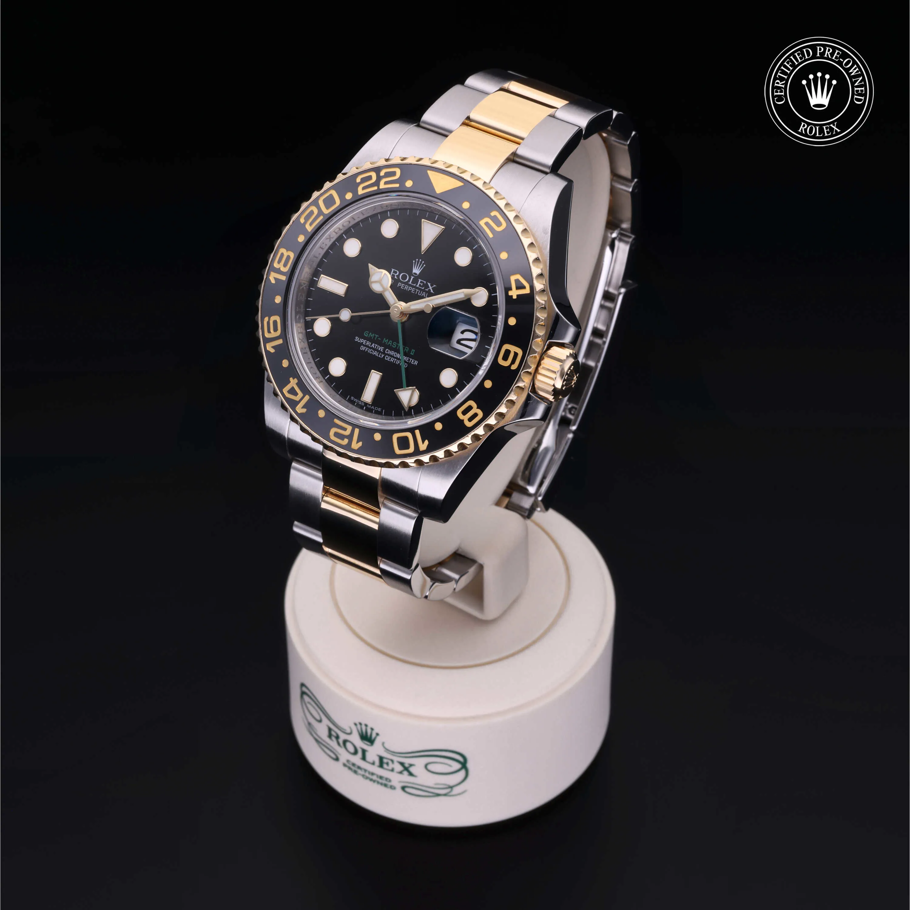 Rolex GMT-Master II 116713LN 40mm Yellow gold and Stainless steel Black 2