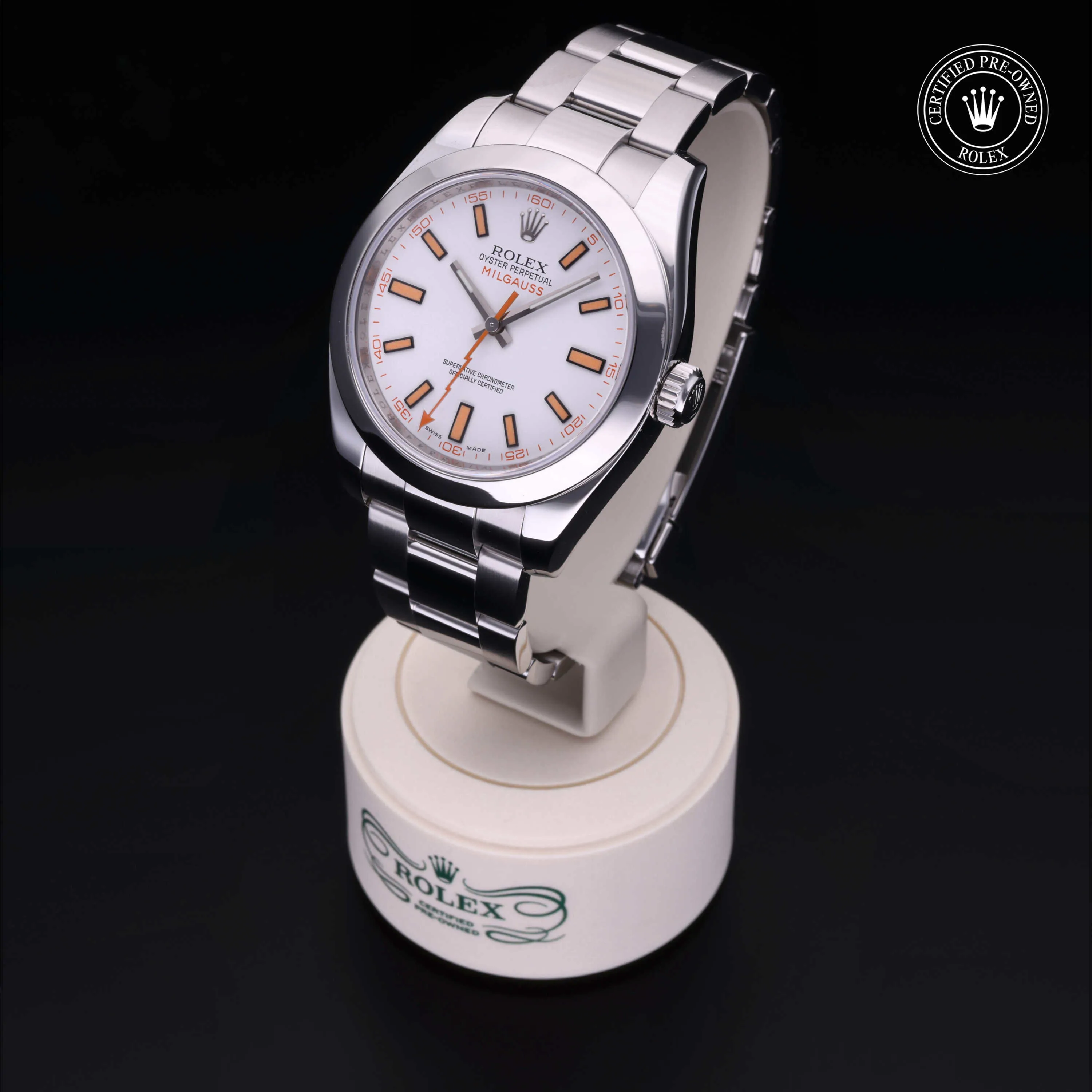 Rolex Milgauss 116400 40mm Stainless steel White 2