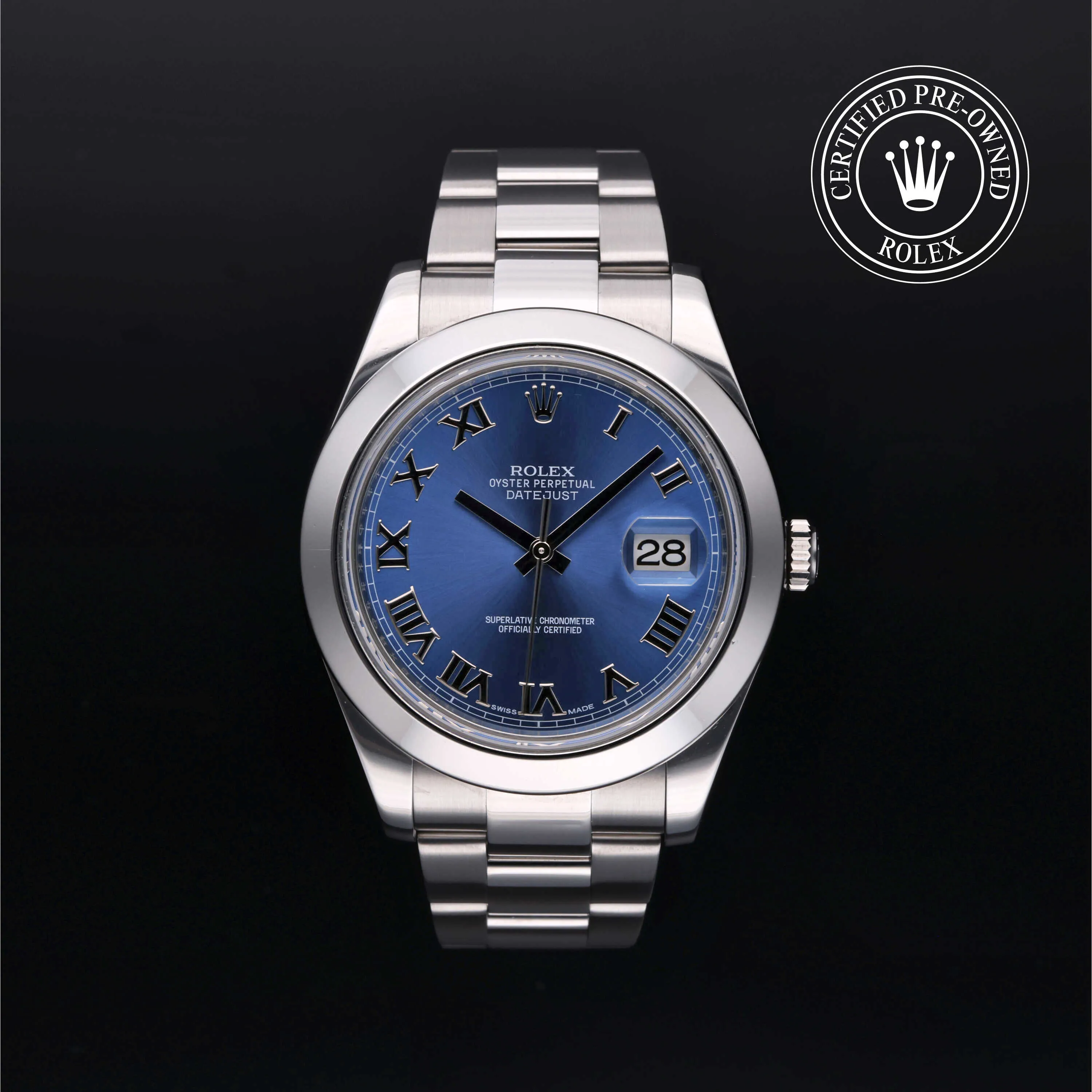 Rolex Datejust II 116300 41mm Stainless steel Azzurro Blue