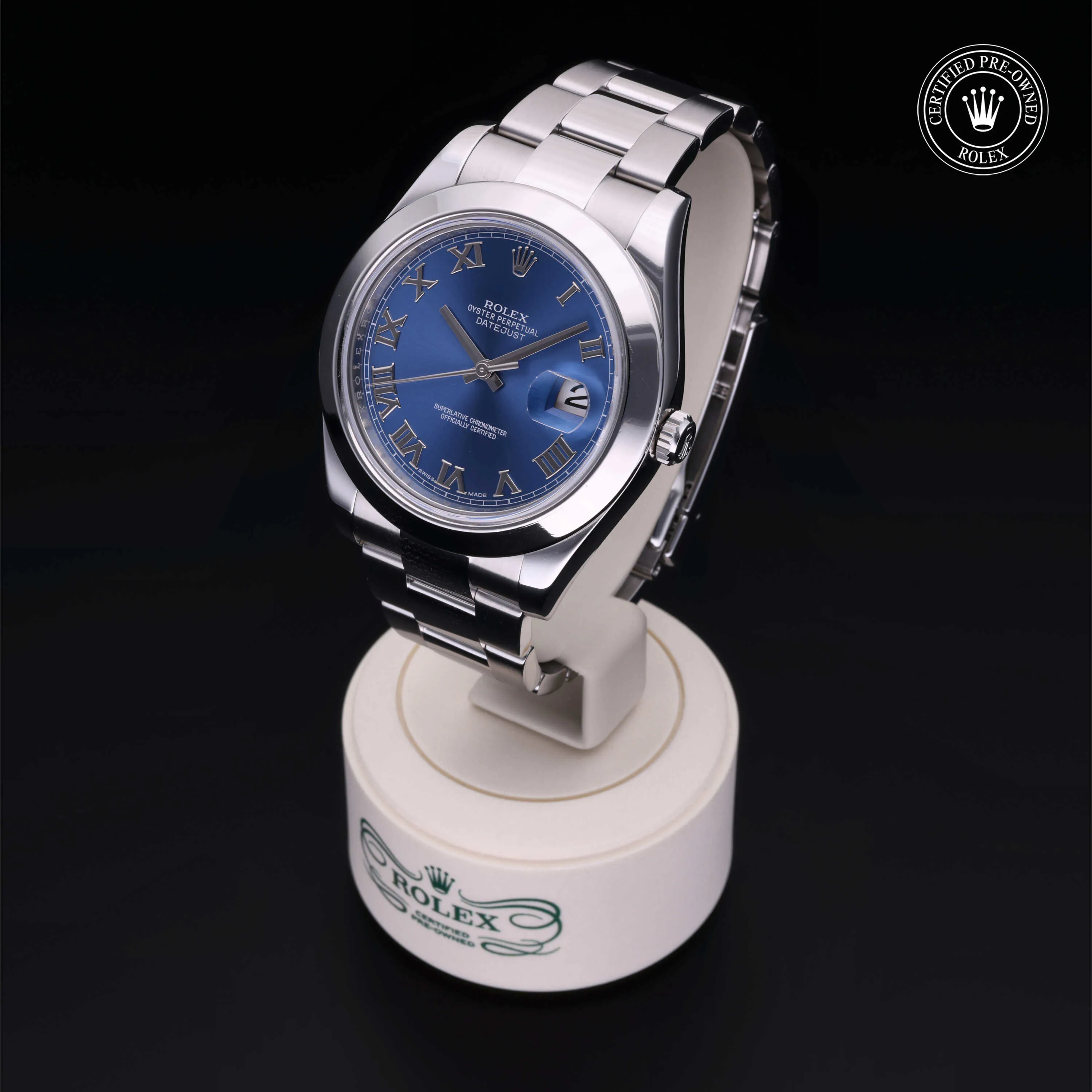 Rolex Datejust II 116300 41mm Stainless steel Azzurro Blue 2