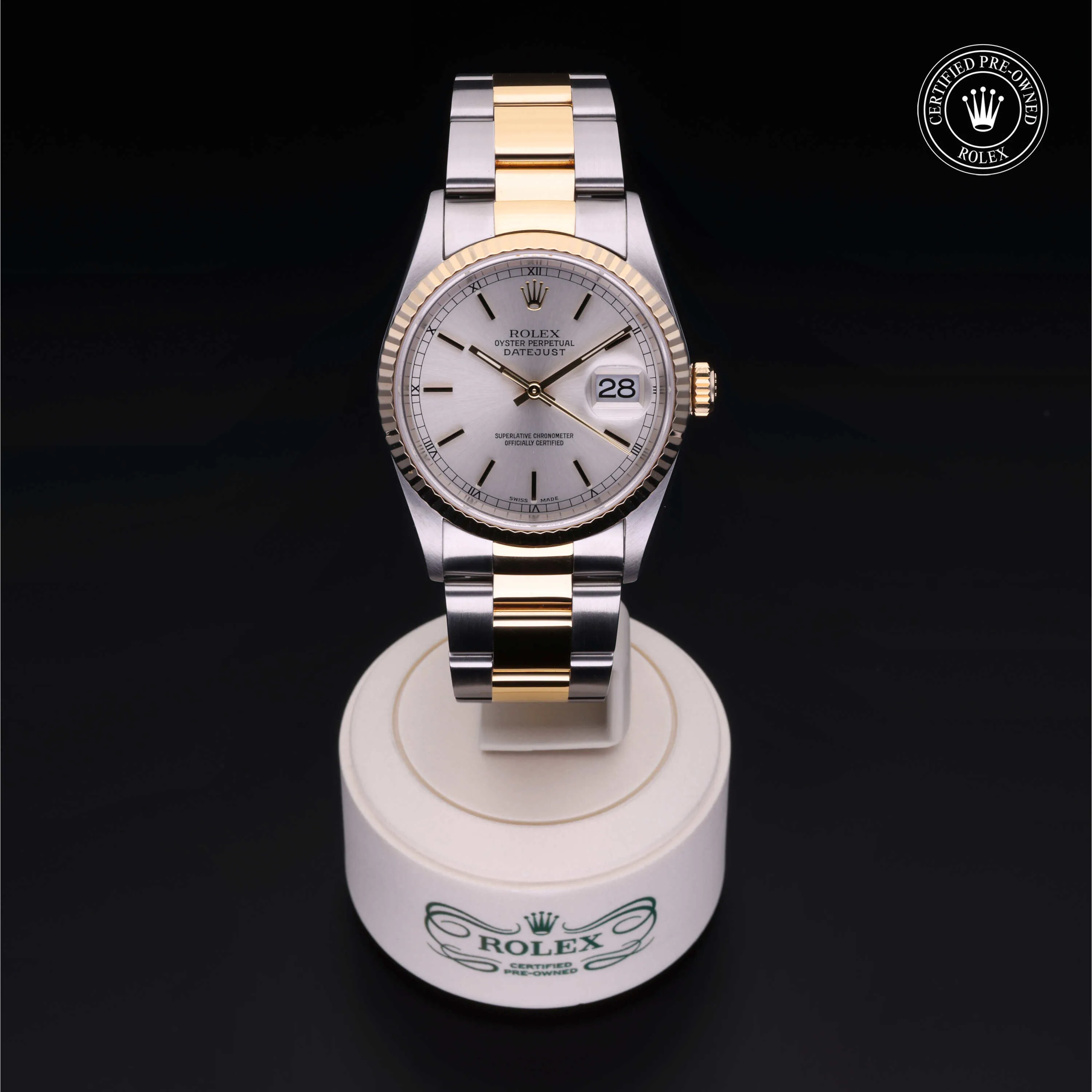 Rolex Datejust 36 16233 36mm Yellow gold and Stainless steel Silver 1