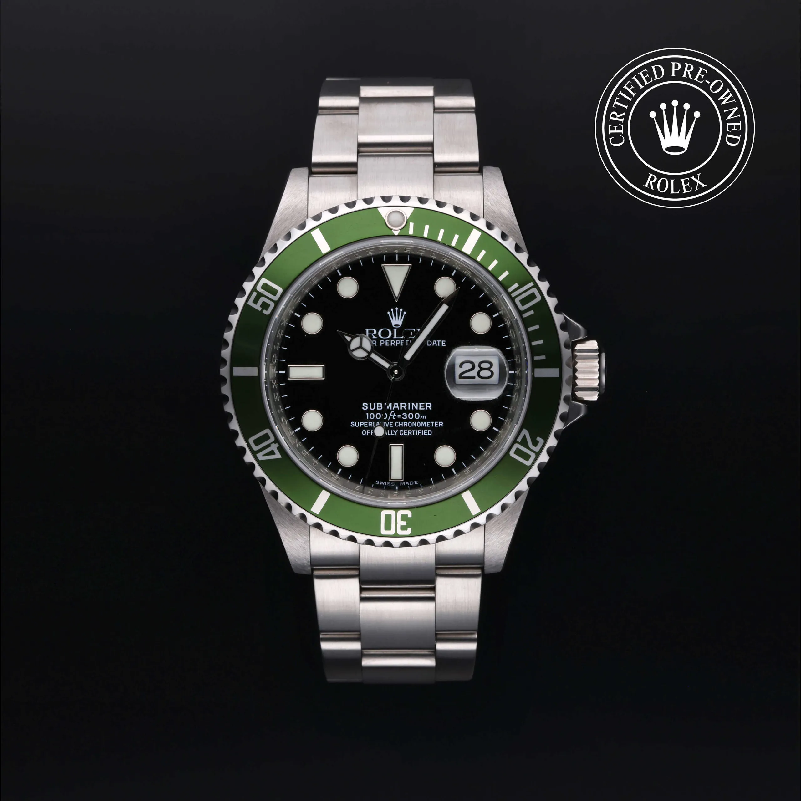 Rolex Submariner 16610LV 40mm Stainless steel Black