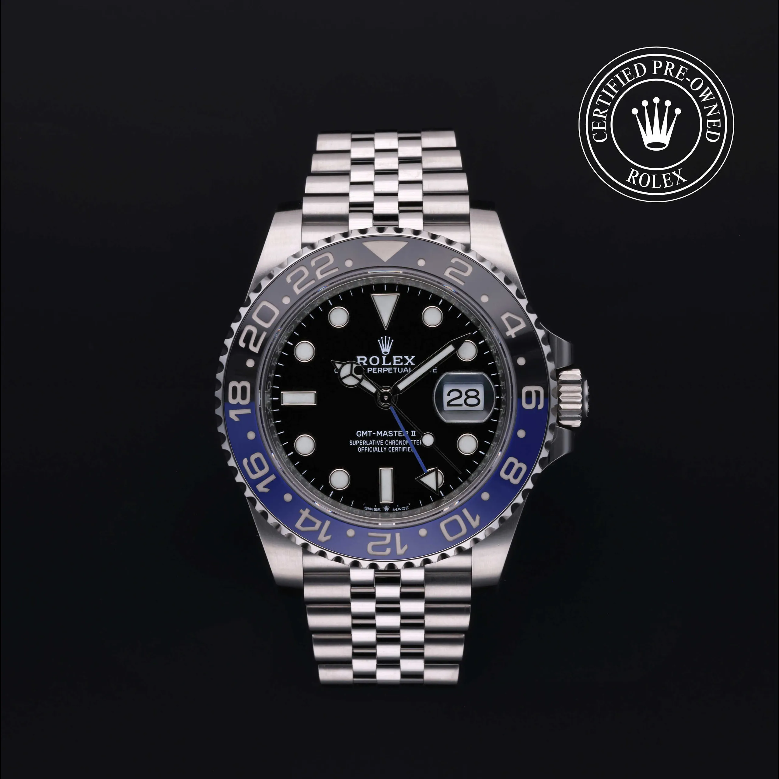 Rolex GMT-Master II 126710BLNR 40mm Stainless steel Black