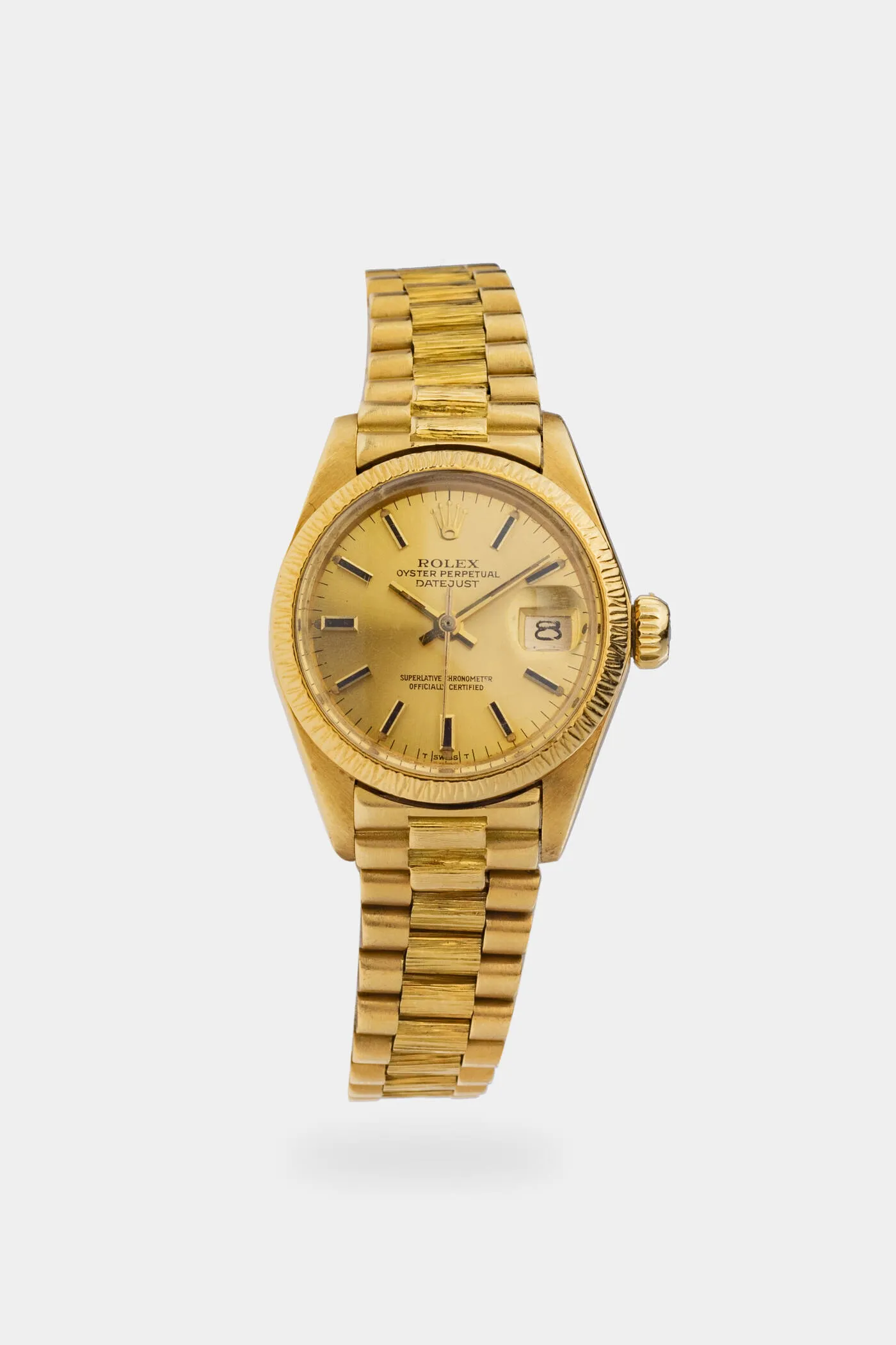 Rolex Lady-Datejust 6927 26mm Yellow gold Champagne