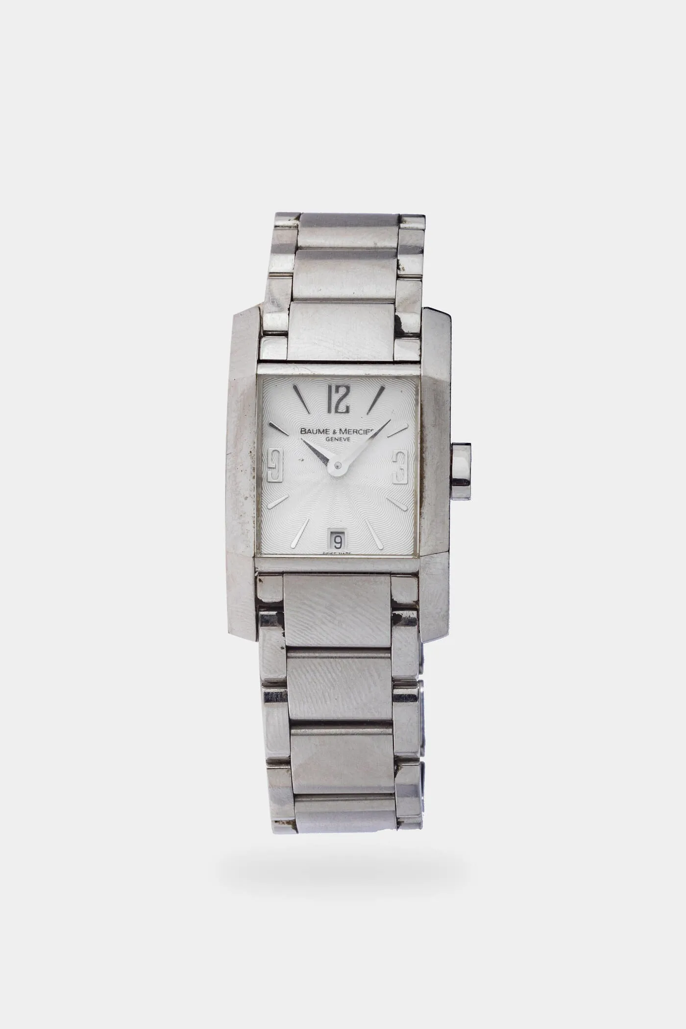 Baume & Mercier Hampton 65488 22mm Stainless steel White