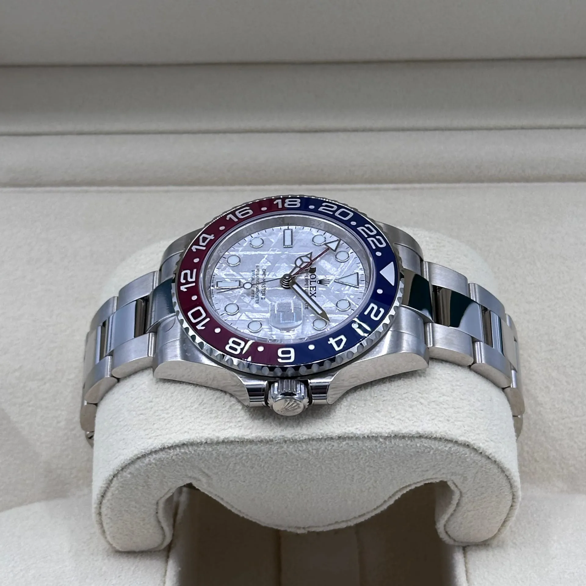 Rolex GMT-Master II 126719BLRO-0002 40mm 18k white gold Silver 2