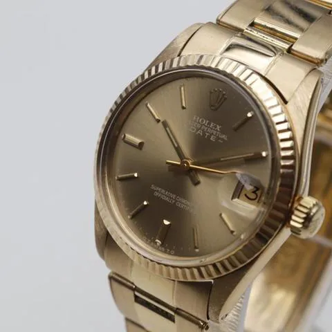 Rolex Datejust 31 6827 34mm Yellow gold Champagne