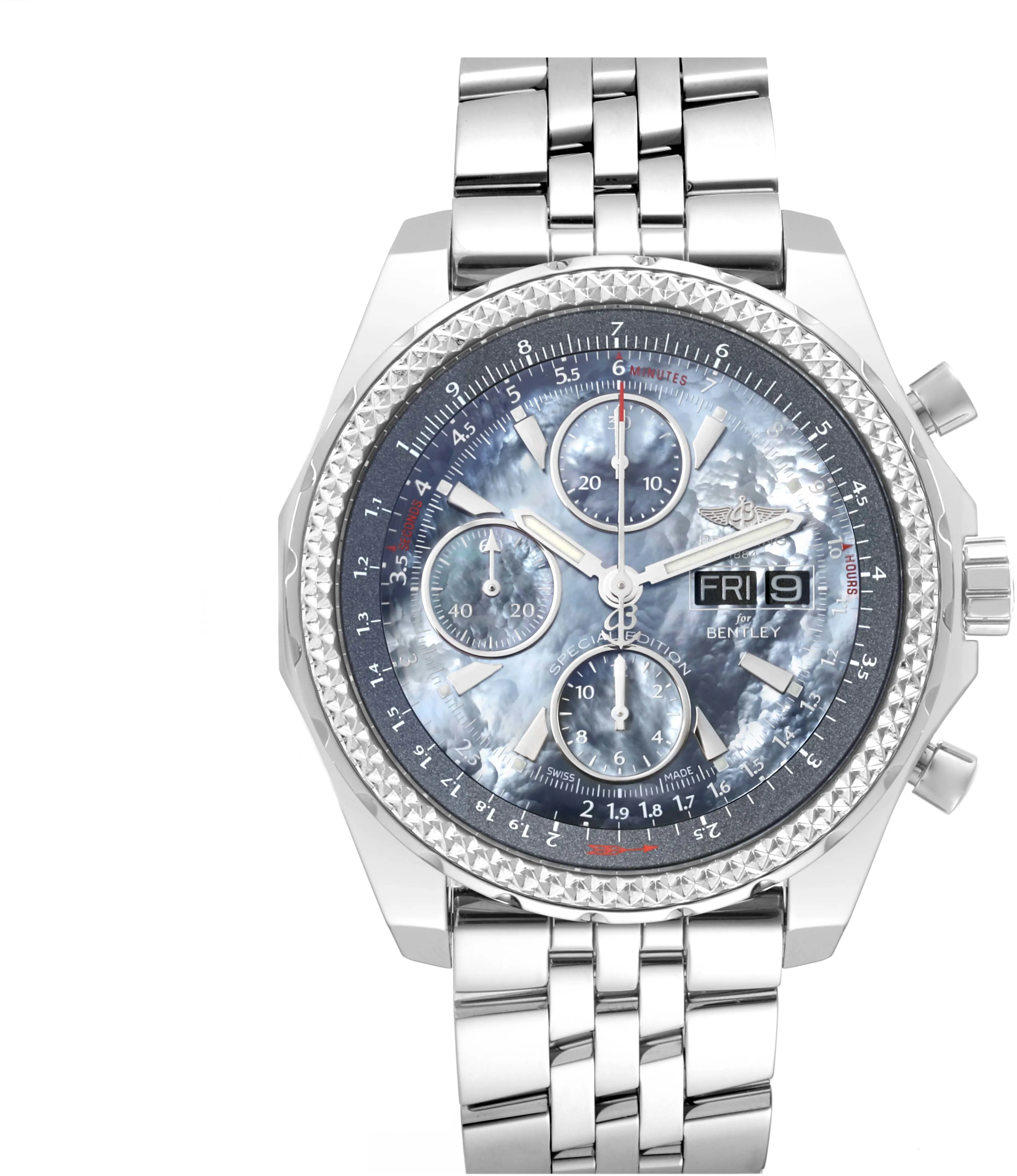 Breitling Bentley A13362 45mm Stainless steel Blue