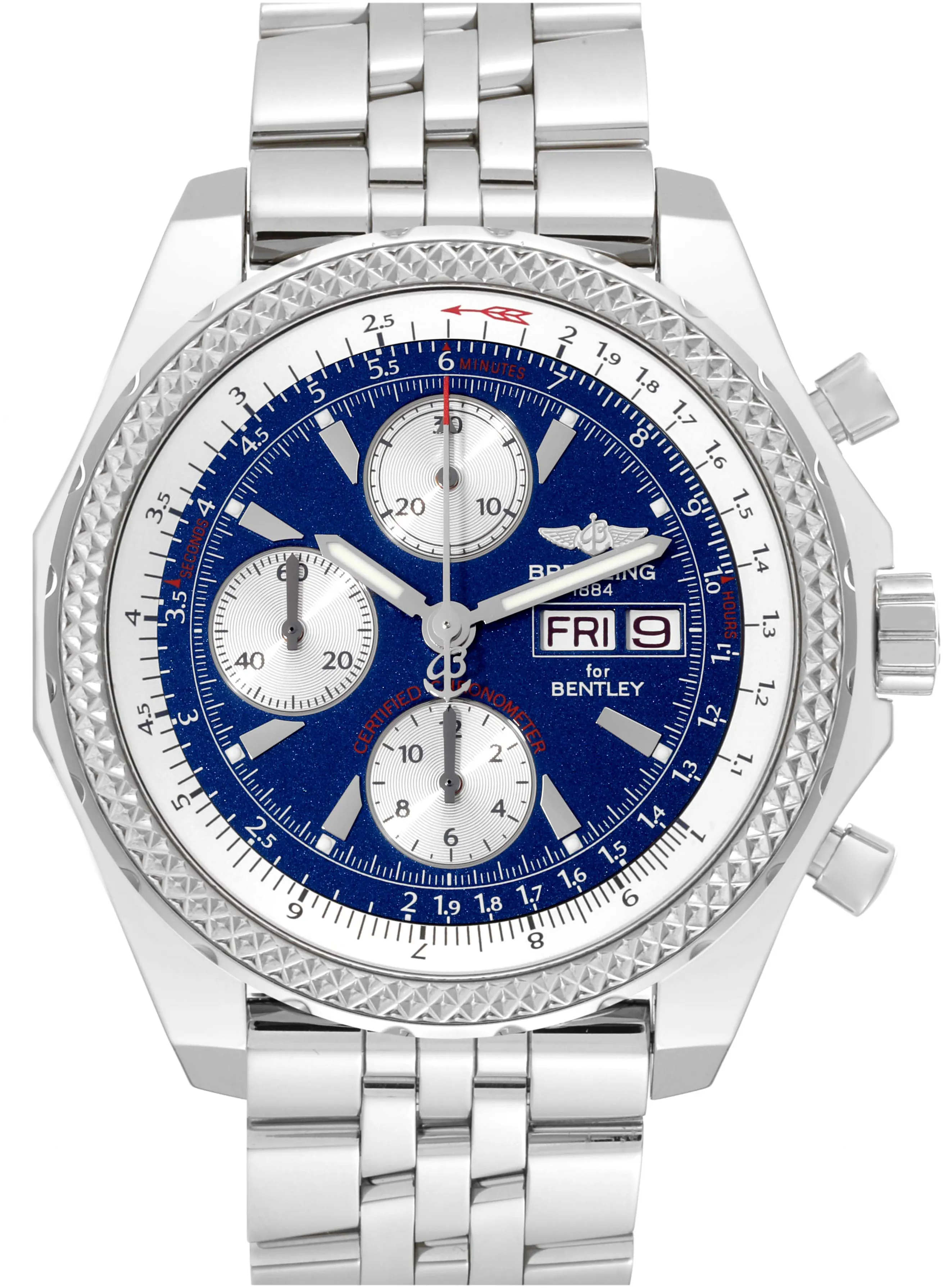 Breitling Bentley A13362 45mm Stainless steel Blue