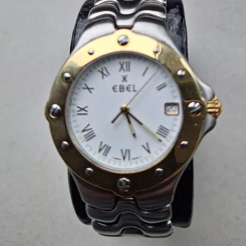 Ebel Sportwave E 6187631 36mm Yellow gold and stainless steel White