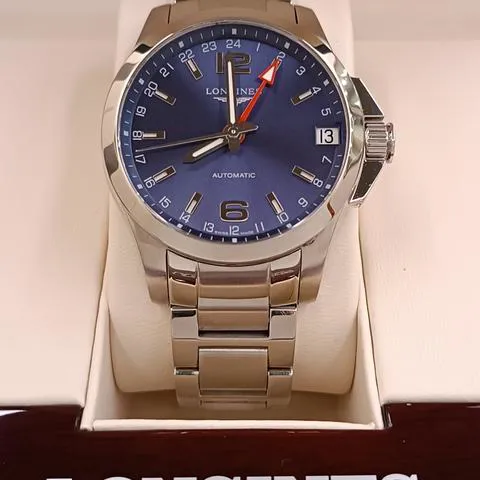 Longines Conquest L3.687.4 41mm Stainless steel Blue