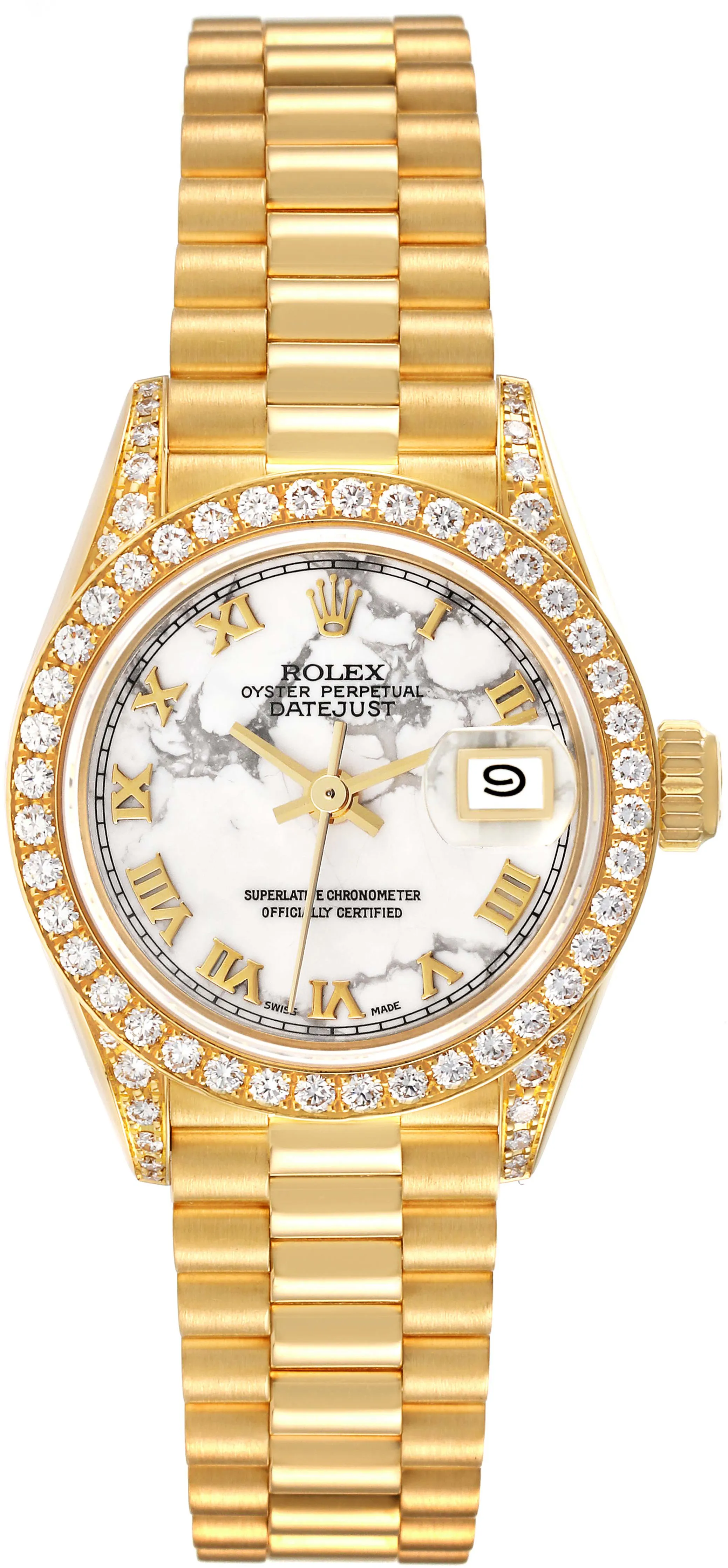 Rolex Lady-Datejust 69158 26mm Yellow gold Original